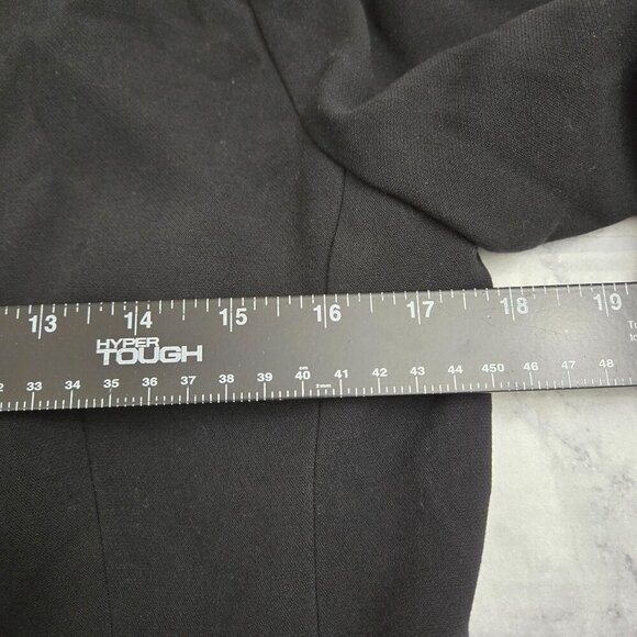Cabi Abbott Blazer Womens Size 8 Black Button-Up jacket 3/4 Balloon Sleeve - Picture 8 of 11